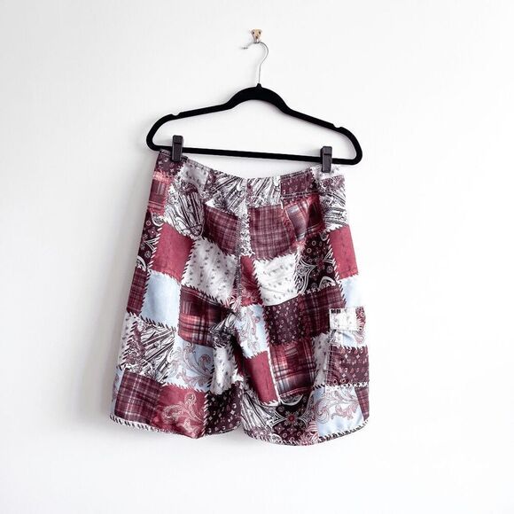 Billabong Mens Patchwork Bottle Opener Swim Trunks Board Shorts Multi Size 32 - Picture 2 of 9